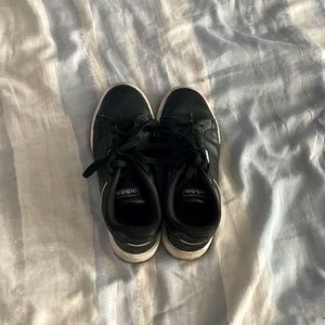 USED Black Adidas Sneakers Womens Size 6